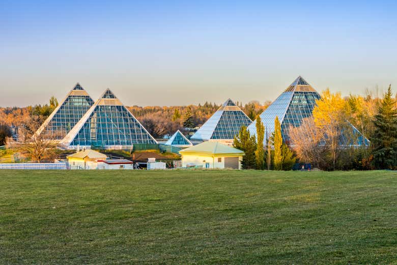 Pirámides del Conservatorio de Muttart