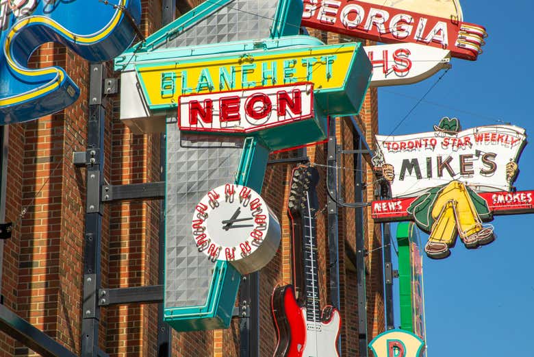 Clásicos letreros en Edmonton