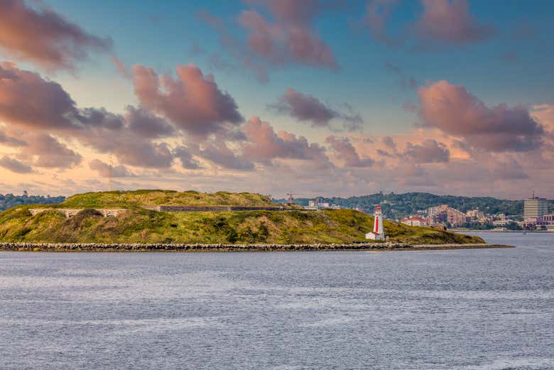 Tramonto a Georges Island