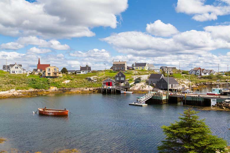 Vista panoramica di Peggy's Cove