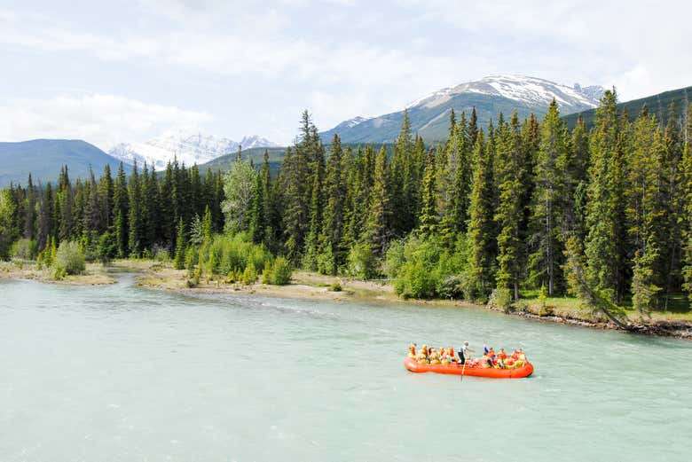 Navegando por el Parque Nacional de Jasper