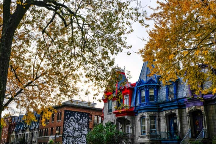 Casas victorianas en Plateau Mont-Royal