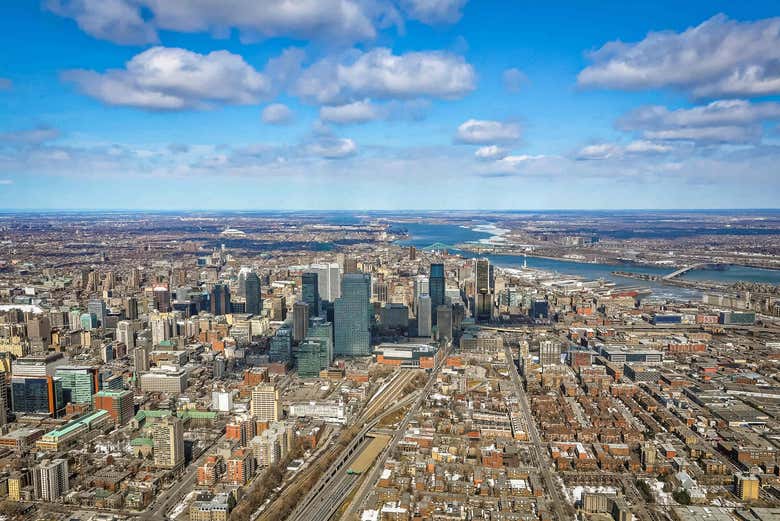Contemplando Montréal dall'alto