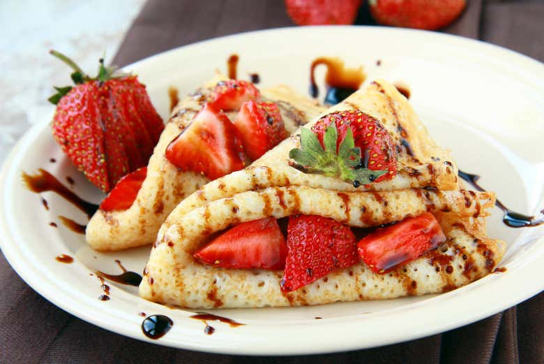 Crêpes alla frutta