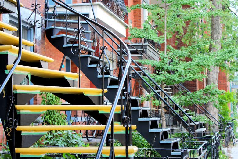 Escalinata en Plateau Mont-Royal