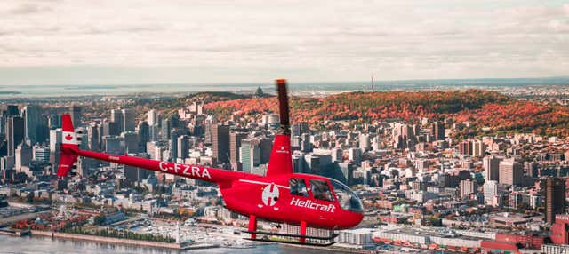 Passeio de helicóptero por Montreal