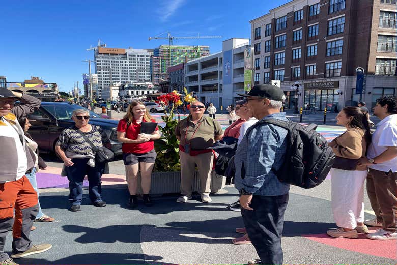 Pause at meaningful memorials scattered around the city
