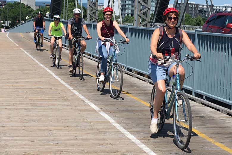 Paseando en bici por Ottawa