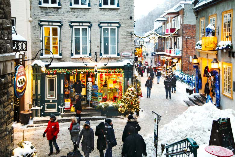 Paseando por el centro de Quebec