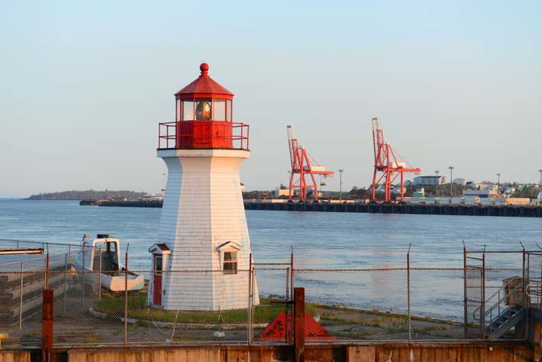 A lighthouse in Saint John
