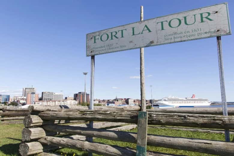 Fort La Tour, at Saint John's Bay