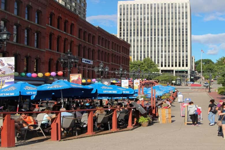 Exploring the streets in Saint John