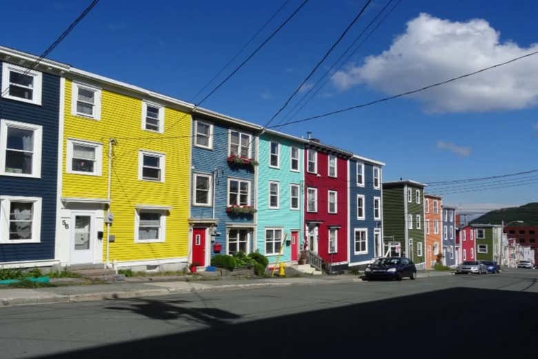 Casas de colores de Jellybean Row