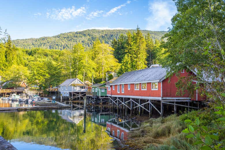 Telegraph Cove, sulla costa nord dell'isola di Vancouver