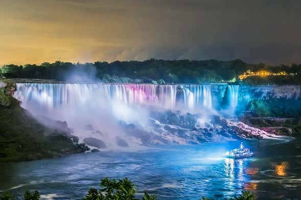 Excursión nocturna a las Cataratas del Niágara