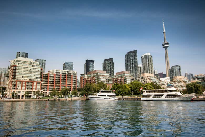 La panorámica de Queens Bay