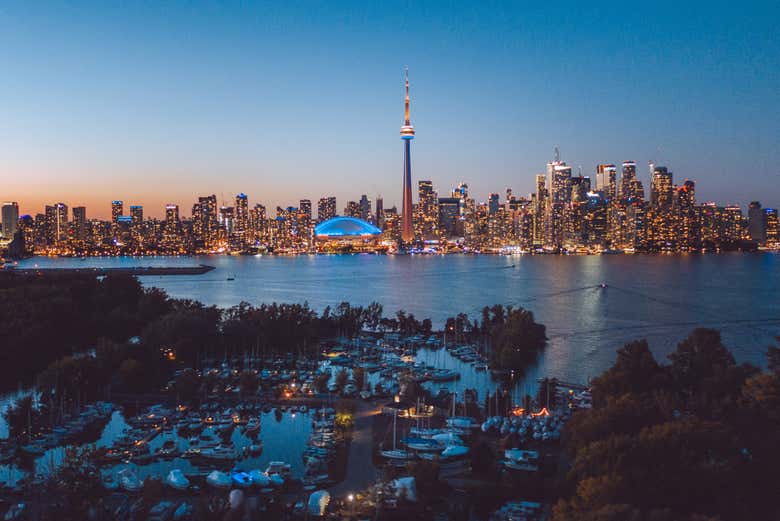 View of Toronto from a distance