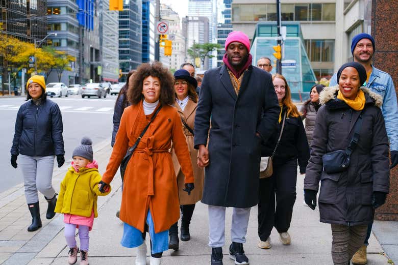 Stroll the bustling streets of Toronto