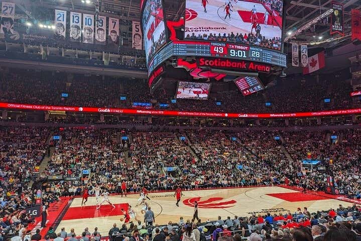 El Scotiabank Arena lleno en un día de partido