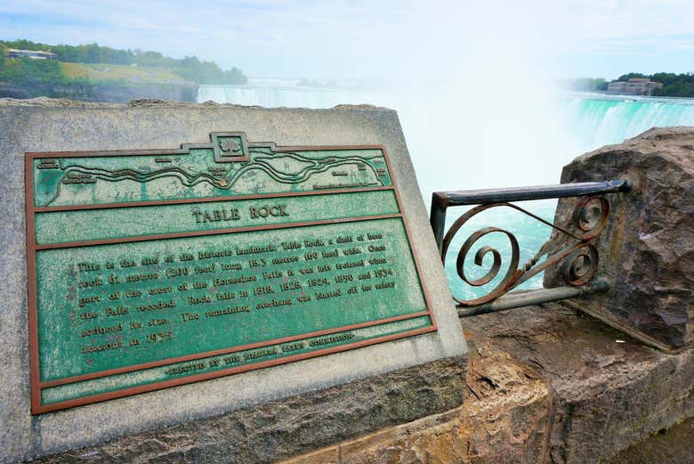 Vista delle cascate da Table Rock