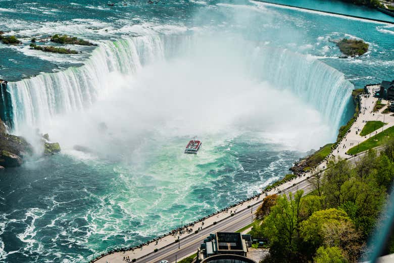 Impresionantes vistas de las cataratas