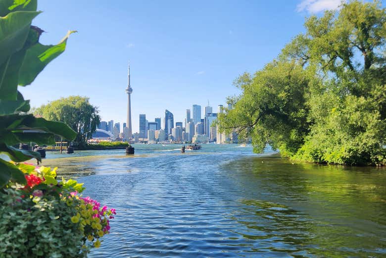 Vue sur Toronto et le lac Ontario
