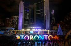 Tour de las luces de Navidad de Toronto en autobús