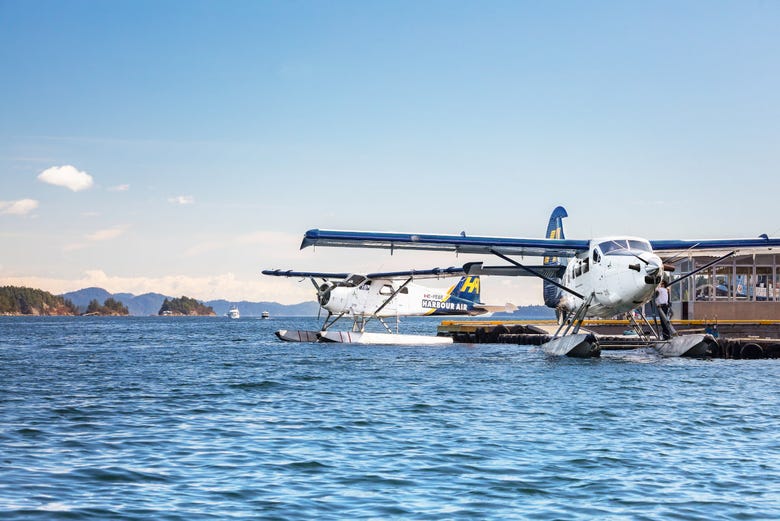 The seaplane in the Gulf Islands