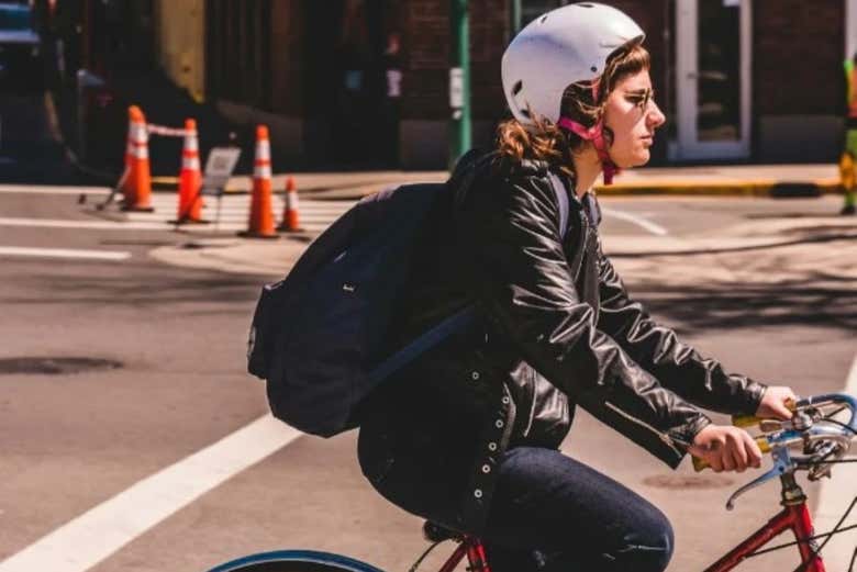 Traversez la ville à vélo