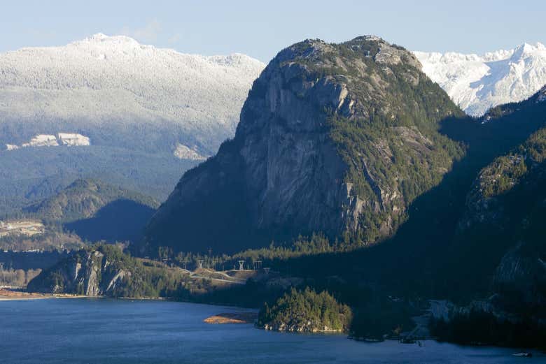 La montaña de granito Stawamus Chief