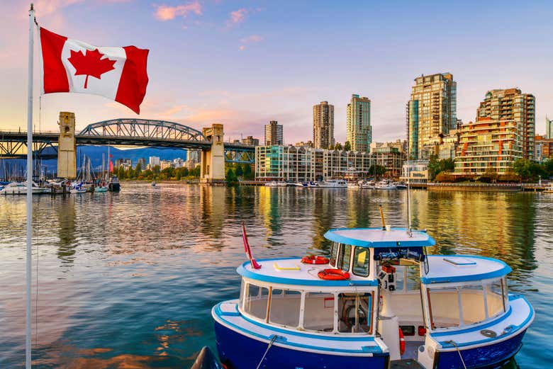 Vista su Granville Island