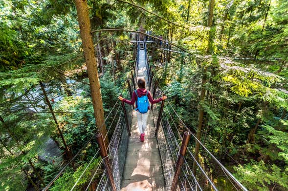 Puente colgante de Capilano y monte Grouse