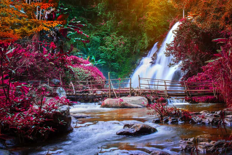 Una splendida cascata