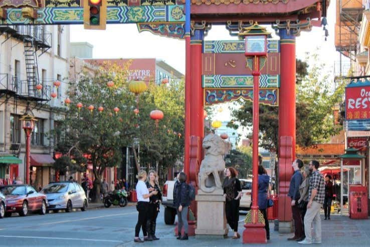 Desfrutando da gastronomia de Chinatown