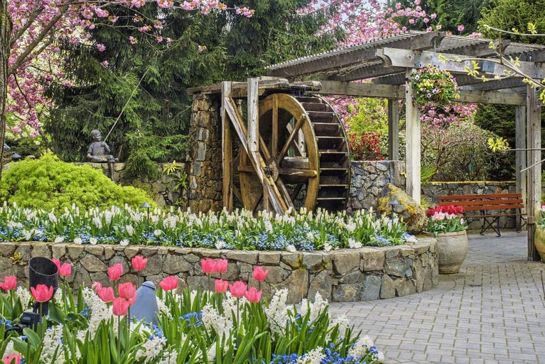 Mill in the Butchart Gardens