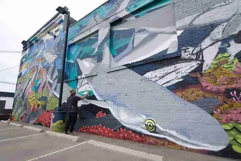 Pass by some of the city's most beloved murals