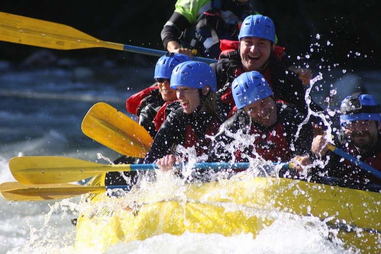 Rafting en el río Elaho