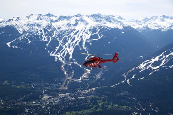 Paseo en helicóptero por Whistler