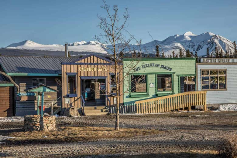 L'architettura tipica di Carcross
