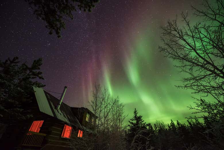 Aurora boreal en Whitehorse