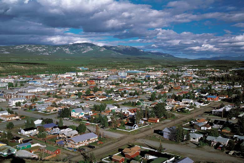 Vista panorámica de la ciudad de Whitehorse
