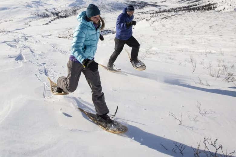 Snowshoeing in Whitehorse