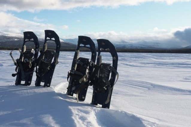 Raquetas de nieve que utilizaremos durante el tour