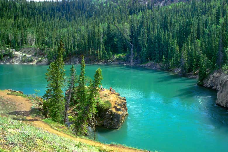 Río Yukón, en Whitehorse