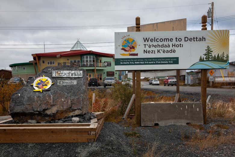 Dettah, población aborigen de Canadá