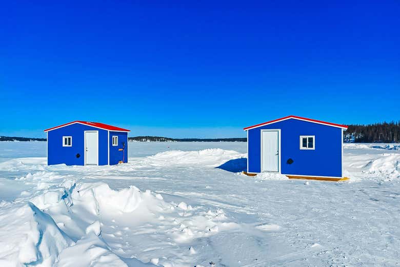 Extérieur des cabines de pêche