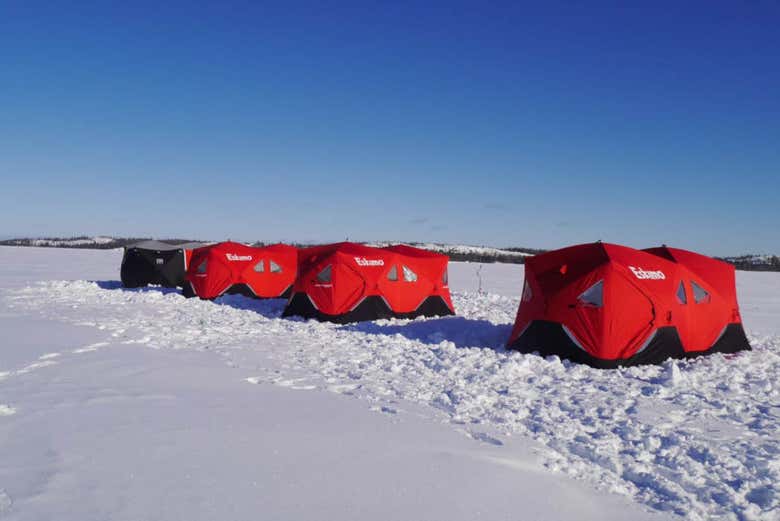 Tentes pour la pêche sur glace