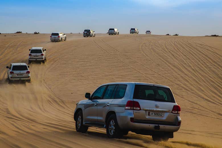 Disfrutando del recorrido en 4x4