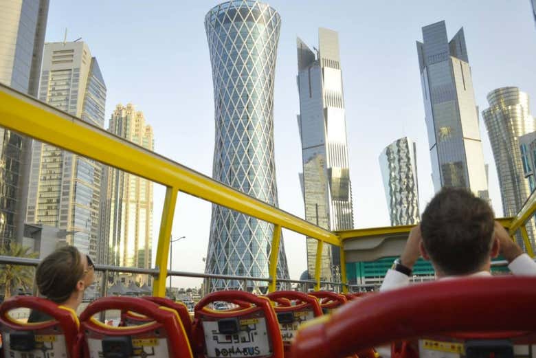 Vistas de los edificios de Doha