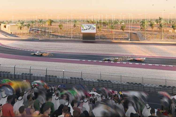 Graderío del circuito de Lusail
